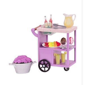 Our Generation Patio Treats Trolley Doll Food Accessory Set for 18" Dolls - NEW